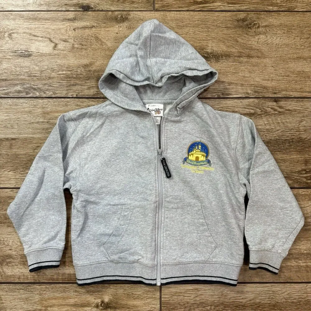 Walt Disney World THE HAPPIEST CELEBRATION ON EARTH Zip Sweatshirt Jacket M